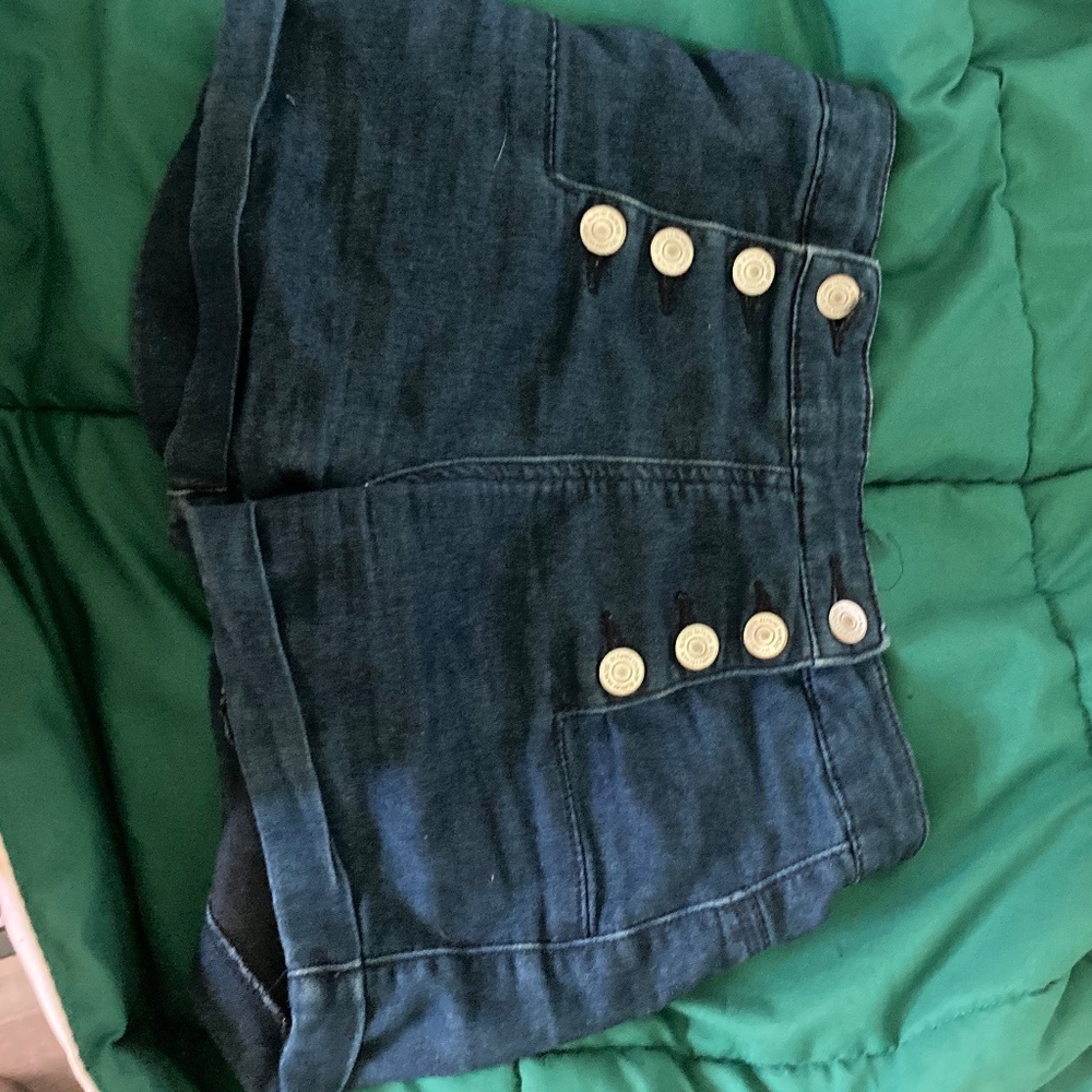 High waisted blue Shorts